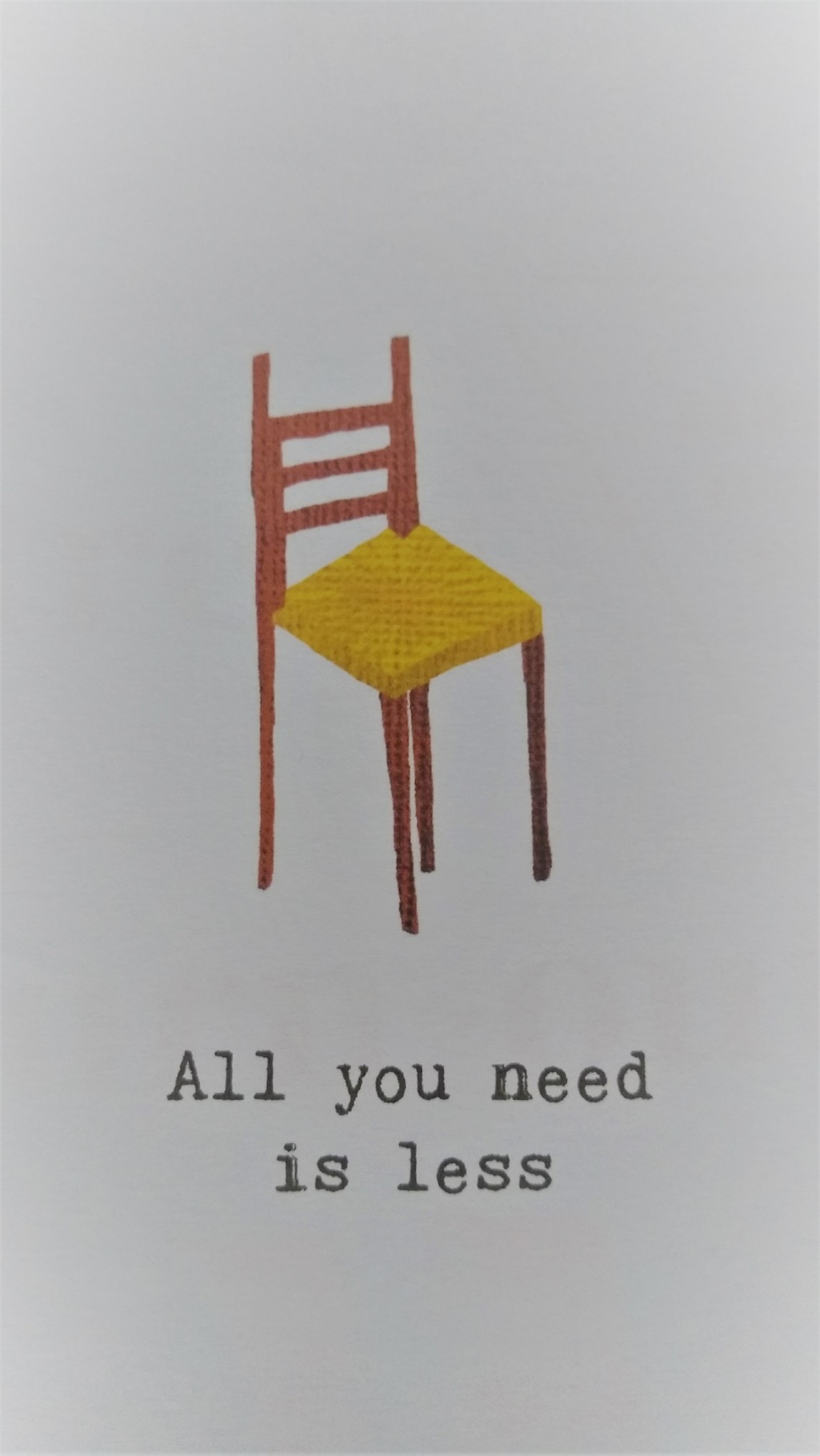 less is more