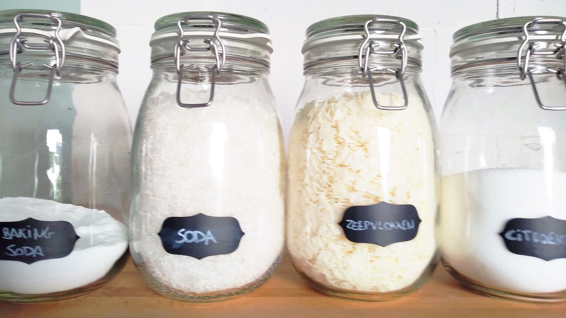 voorraad zero waste wasmiddel